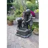 UBBINK Fontaine de terrasse Atlanta avec pompe Longueur : 0.40 m, Largeur : 0.44 m