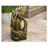 Ubbink Fontaine de Jardin Cascade Alcamo à éclairage LED avec Pompe