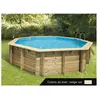 Ubbink Piscine bois Océa 5,10 x 1,20 m - Liner beige