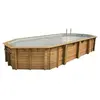 Ubbink Piscine en bois octogonale Ubbink Océa 470 x 860 cm - Gris