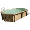 UBBINK Piscine bois Maldives sable 3,55x4,90x1,30cm