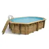 Ubbink Piscine bois Azura 4,00 x 3,00 x 1,20 m - Liner bleu - Ubbink