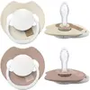 Difrax Dynamic Sucette 0-6m Prime Glow Ivory/blauw
