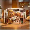 Puzzle 3D en bois à construire - ROBOTIME Kit de maison miniature à mo...