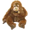 Peluche WWF maman orang outang 25 cm avec bébé