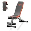 Banc de Musculation BIGZZIA, Banc d'entraînement incliné Pliable Multi...