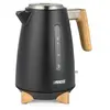 Bouilloire Princess Pure - 1,7 L - Bambou - Rotation à 360° - 3000 W - Noir mat
