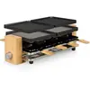 Appareil à raclette multifonction Princess Pure 8 noir - 8 personnes - Thermostat réglable - 1 300 W