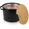 Barbecue hybride charbon de bois et électrique 1400 W Princess