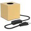 Calex Table Lamp Square - E27 - Gold - Excl. light source