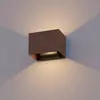 Calex LED Wandlamp Venice - Rechthoek LED Up & Down - Verstelbare Stra...