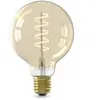 Calex Smart LED E27 7W G95 1800 - 3000 K Filament, lot de 2