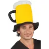 Boland Chapeau haut de forme - Fête de la bière - Jaune - Adulte - Intérieur
