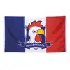 Generique - Drapeau Allez la France - Noir - 90x150cm - Intérieur - Adulte