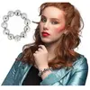 Non communiqué bracelet boules à facettes argent disco adulte - boland 64416