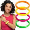 NO NAME set de 4 bracelets fluos adulte - boland 64454