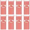 Set 8 sacs papier à pop-corn - 30 x 13 x 8 cm