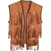 Boland 44521 Hippie Gilet pour adulte Marron Taille M/L
