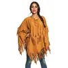 Boland habiller les dames indiennes en poncho brun taille unique