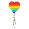 Boland Piñata à tirer - Coeur - Arc-en-ciel
