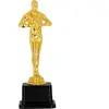 Boland 30845 - Prix gagnant doré, 21 cm, trophée pour costumes de carnaval, coupe factice, accessoire de déguisement, décoration de fête, accessoire pour le carnaval