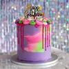 Boland Pique de gâteau "Happy Birthday" - Or (155 x 11 cm)