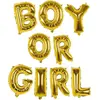 Boland guirlande de ballons en aluminium Boy or Girl 400 cm or