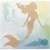 Boland serviettes de table Mermaid 33x33 cm papier or/bleu 12 pièces