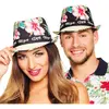 chapeau borsalino ibiza hibiscus - boland 52226