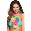 collier hawaïen multicolore luxe - boland 52255