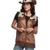 Boland Veste western marron femme - 78403