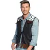 Boland 54323 Gilet Western pour Adulte Marron Taille L/XL