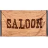Boland drapeau Saloon 90 x 150 cm polyester marron