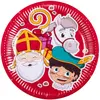 RueDeLaFete Assiettes en carton Saint Nicolas x10