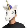 Masque peluche Licorne