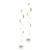 Boland Décorations spirales suspendues x 2 Happy New Year