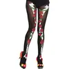 paire de collants jour de la mort fleuri femme - boland 87899