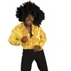 Chemise Disco Jaune