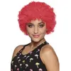 Boland- Halloween Perruque Pop, Femme, 85841, Rouge, Taille Unique