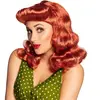 Boland 10132104 Perruque 50s Pin Up Marron clair