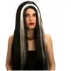 Max Bersinger perruque cheveux longs noirs mèches blanches femme - boland 86081