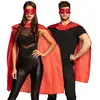 Boland cape habillée et masque super héros unisexe rouge