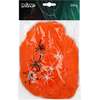 toile araignée orange 6 araignées 100gr - boland 74421