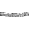 guirlande franges métallique argent - boland 74767
