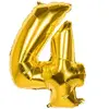Boland Ballon chiffre - NO NAME - Or - Aluminium - 86 cm - Anniversaire - Adulte - Mixte
