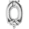 Boland Ballon aluminium chiffre 0 35 cm Taille Unique