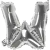 Boland 22122 Ballon gonflable Lettre W Argenté 36 cm