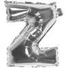 Ballon aluminium mylar lettre Z,  argent