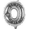 Boland ballon lettre O argent 36 cm