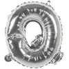 Ballon aluminium mylar lettre Q,  argent